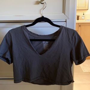 COPY - BDG urban outfitters charcoal crop top